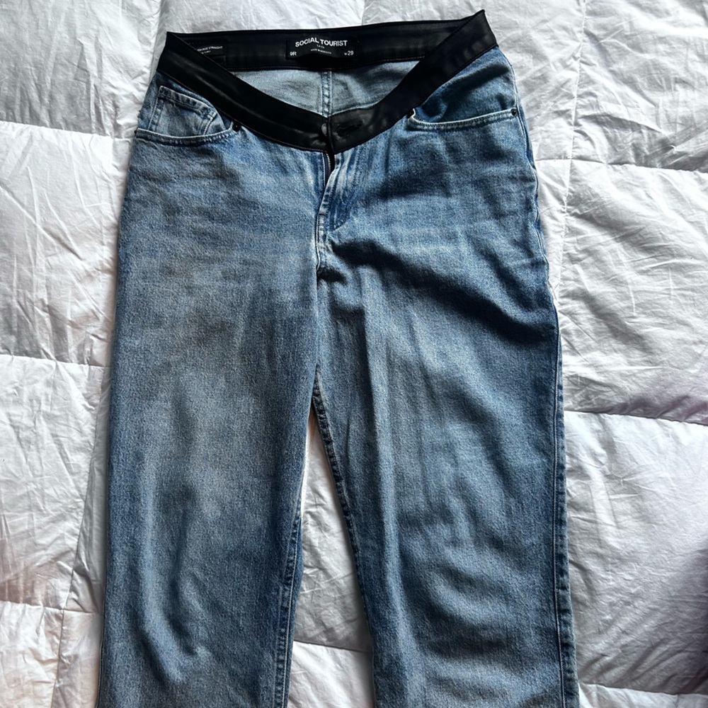 Stylish Women's Blue Flare Jeans